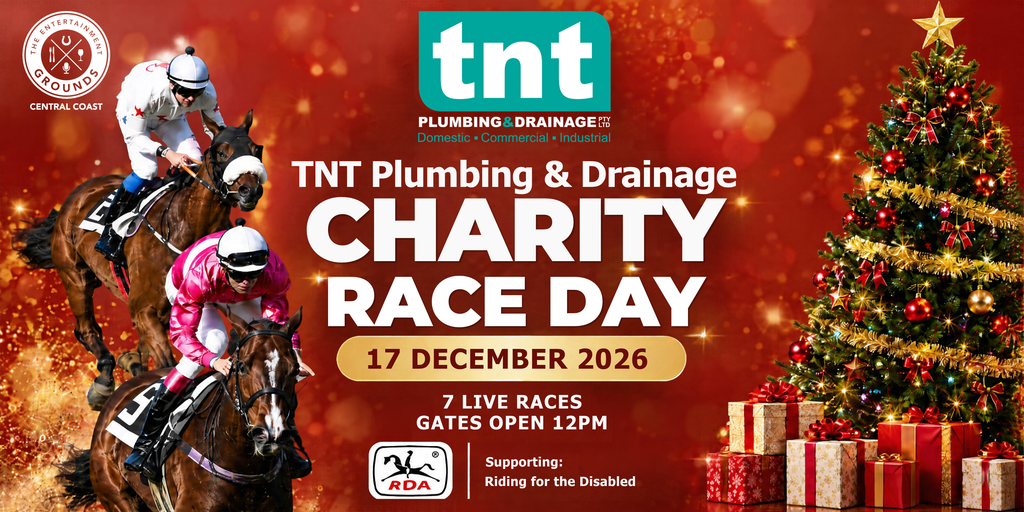 TNT Plumbing & Draining Race Day - Supporting Charity Riding for the Disabled Central Coast Centre