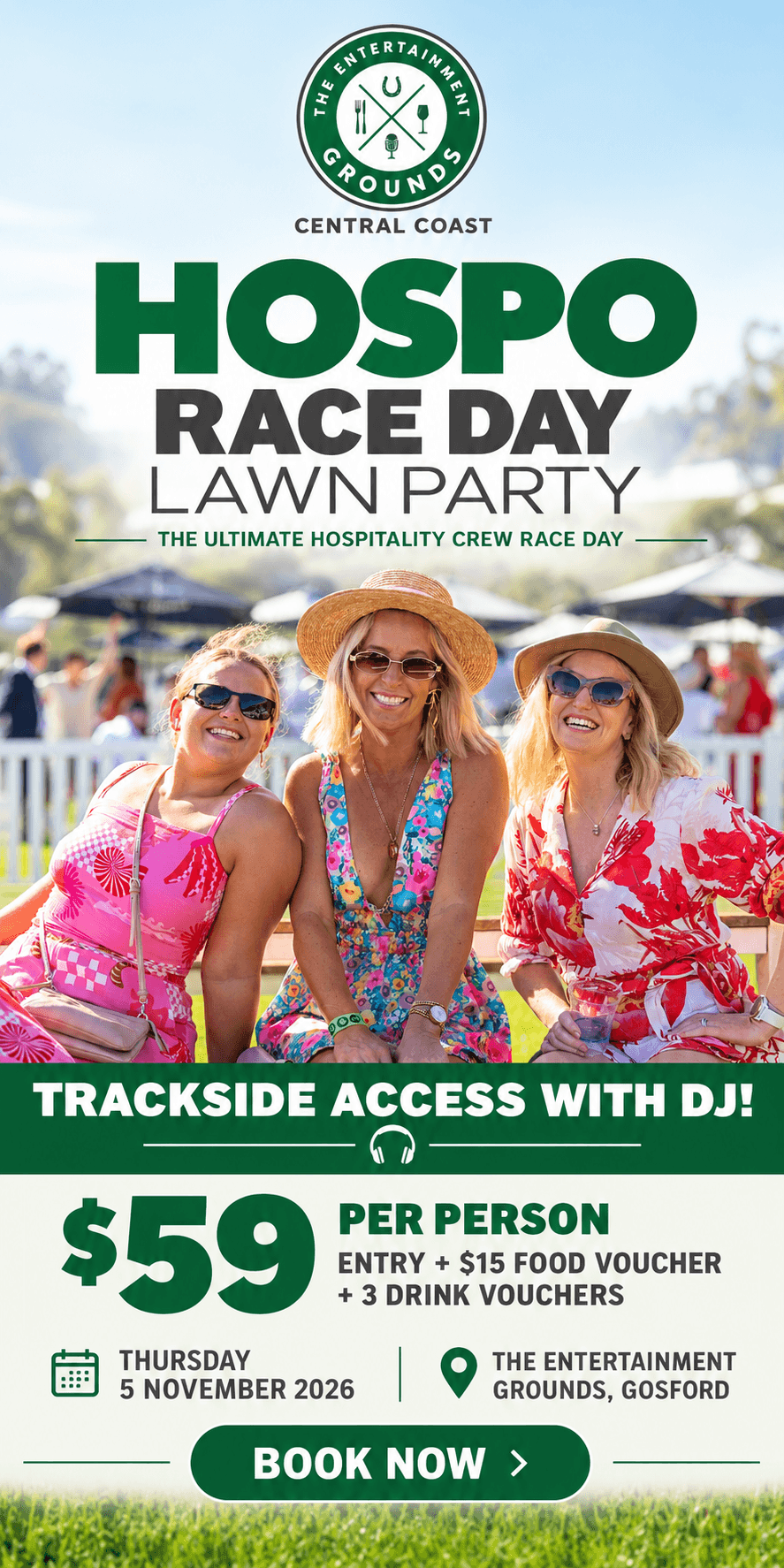 HOSPO RACE DAY LAWN PARTY
